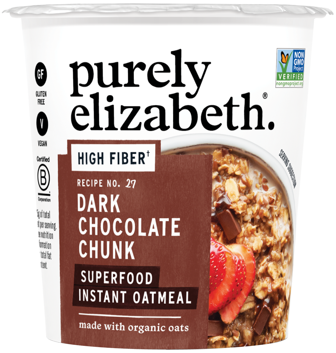 Dark Chocolate Chunk Superfood Oat Cup with Prebiotic Fiber