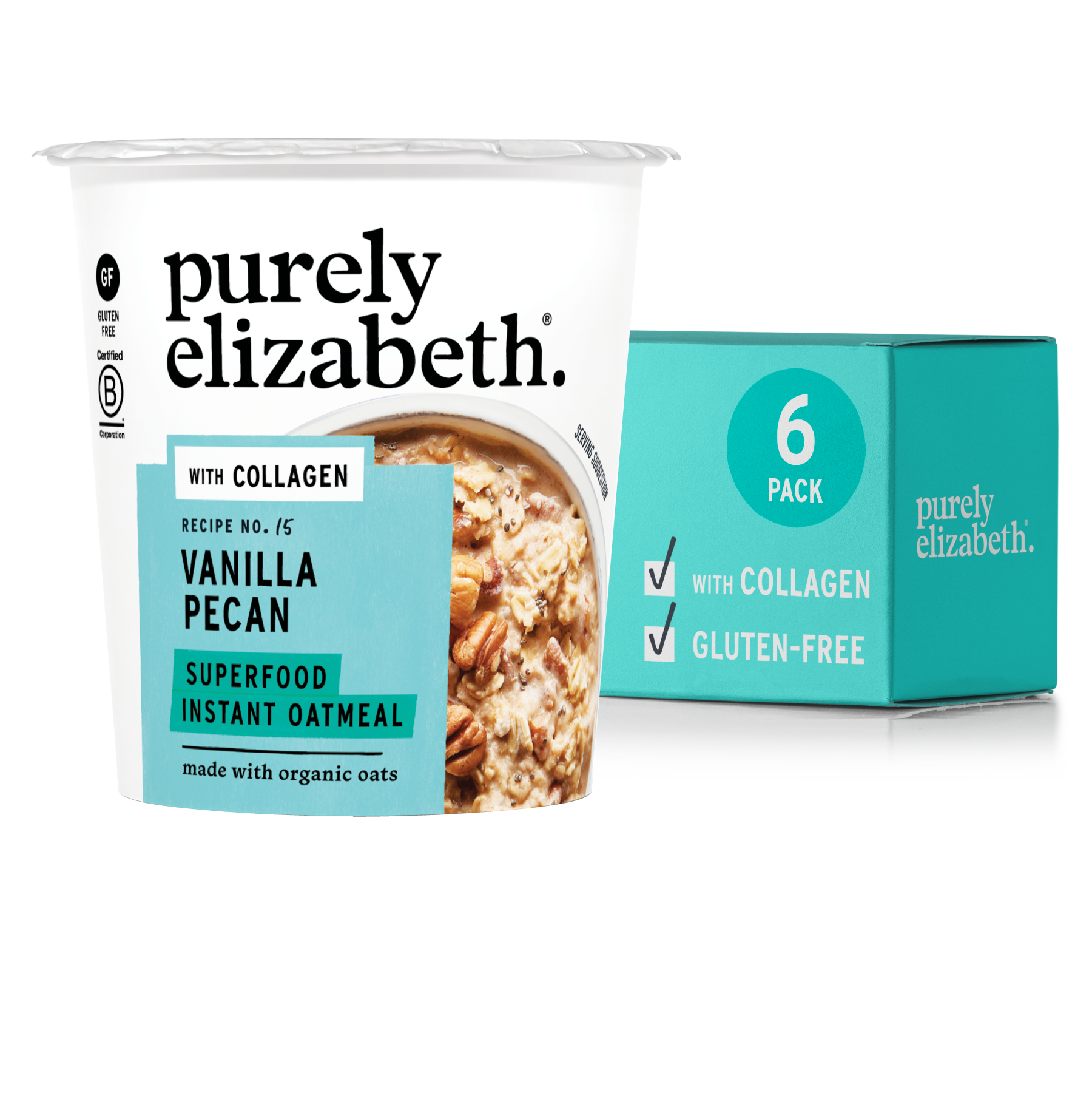 Vanilla Pecan Superfood Oat Cup with Collagen