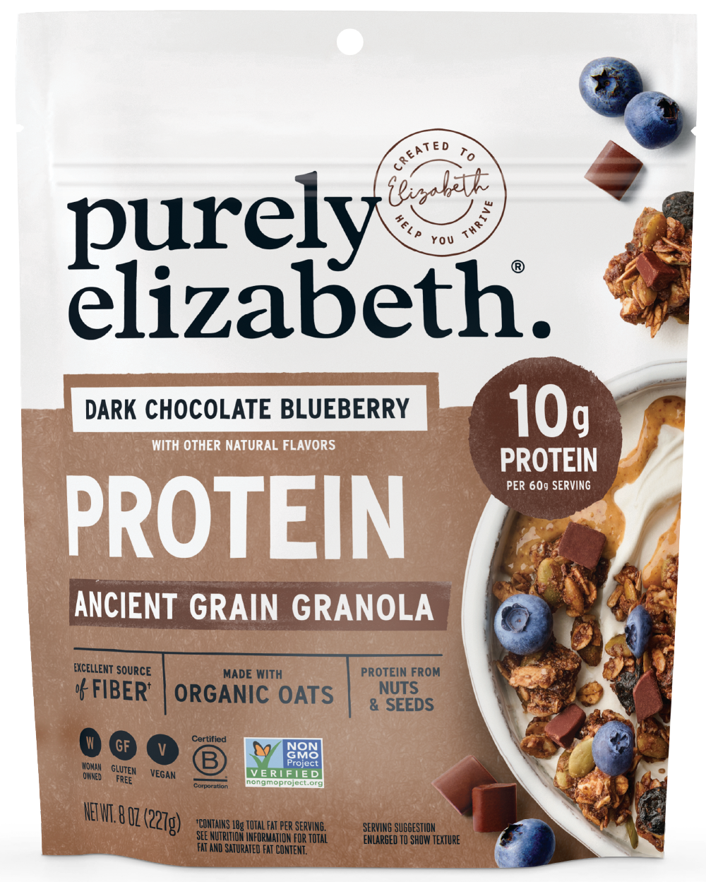 Dark Chocolate Blueberry Protein Granola