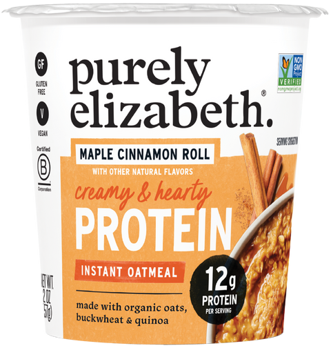 Protein Oatmeal | Maple Cinnamon Roll Instant Oatmeal Cup