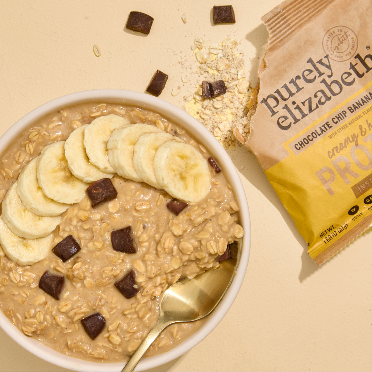 Protein Oatmeal | Chocolate Chip Banana Bread Instant Protein Oatmeal