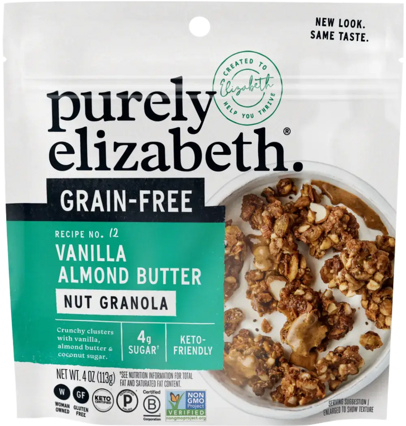 Vanilla Almond Butter Grain-Free Nut Granola Snack Pack