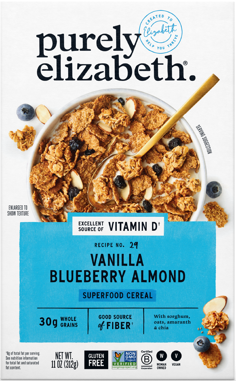 Vanilla Blueberry Almond Superfood Cereal with Vitamin D