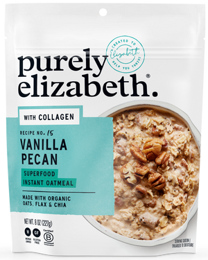 Vanilla Pecan Superfood Oatmeal Pouch with Collagen
