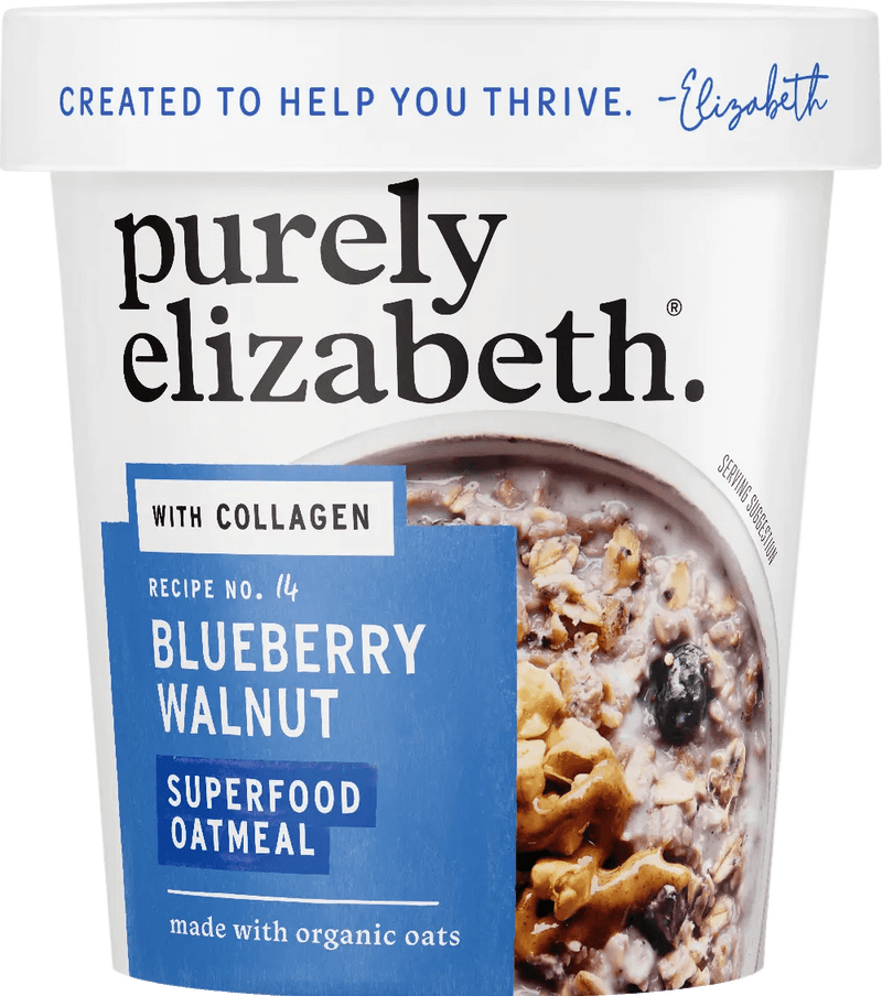 Blueberry Walnut Superfood Oat Cup with Collagen