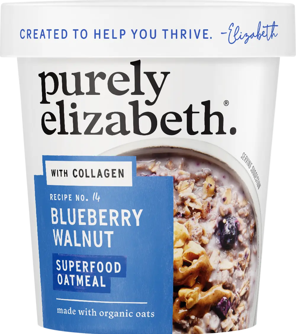 Blueberry Walnut Superfood Oatmeal Cup