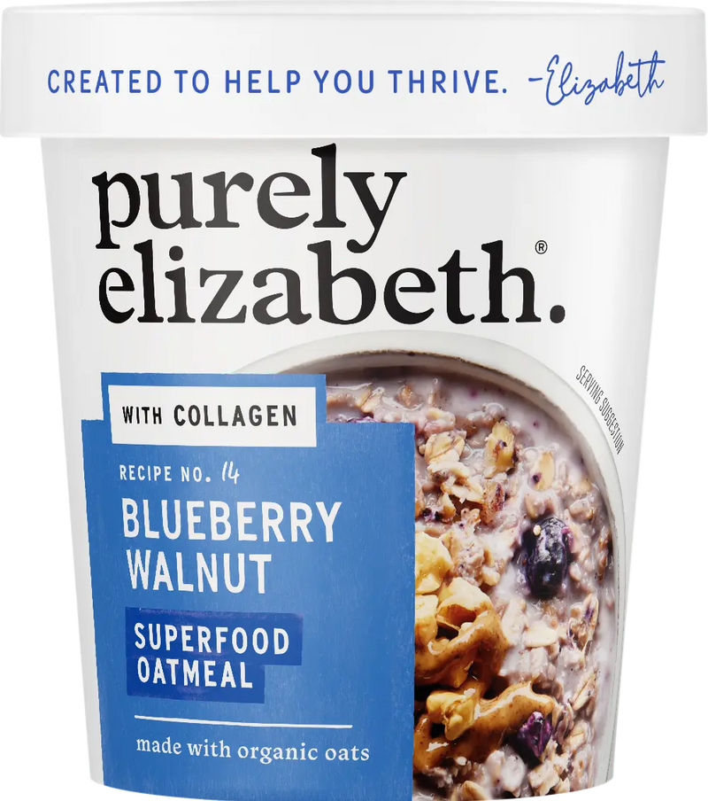 Blueberry Walnut Superfood Oatmeal Cup