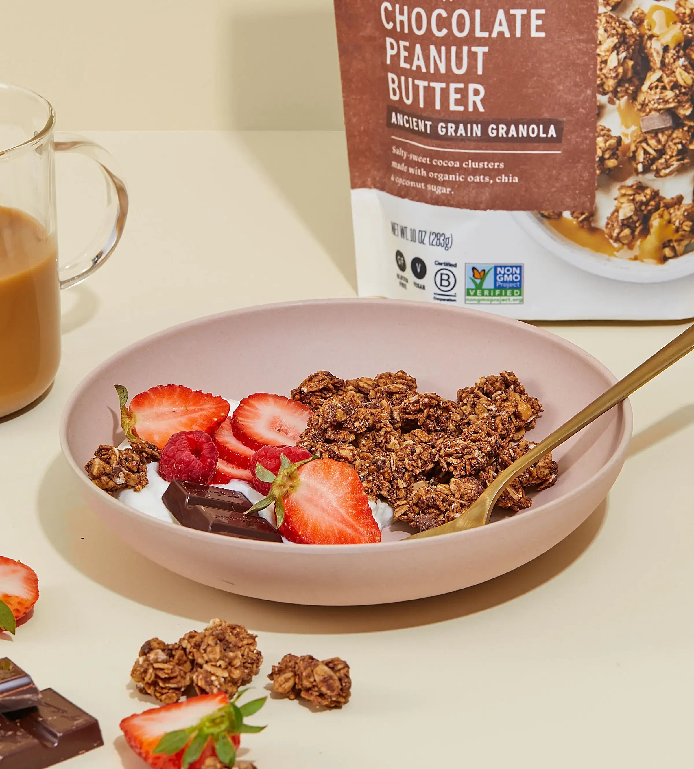 Chocolate Peanut Butter Ancient Grain Granola