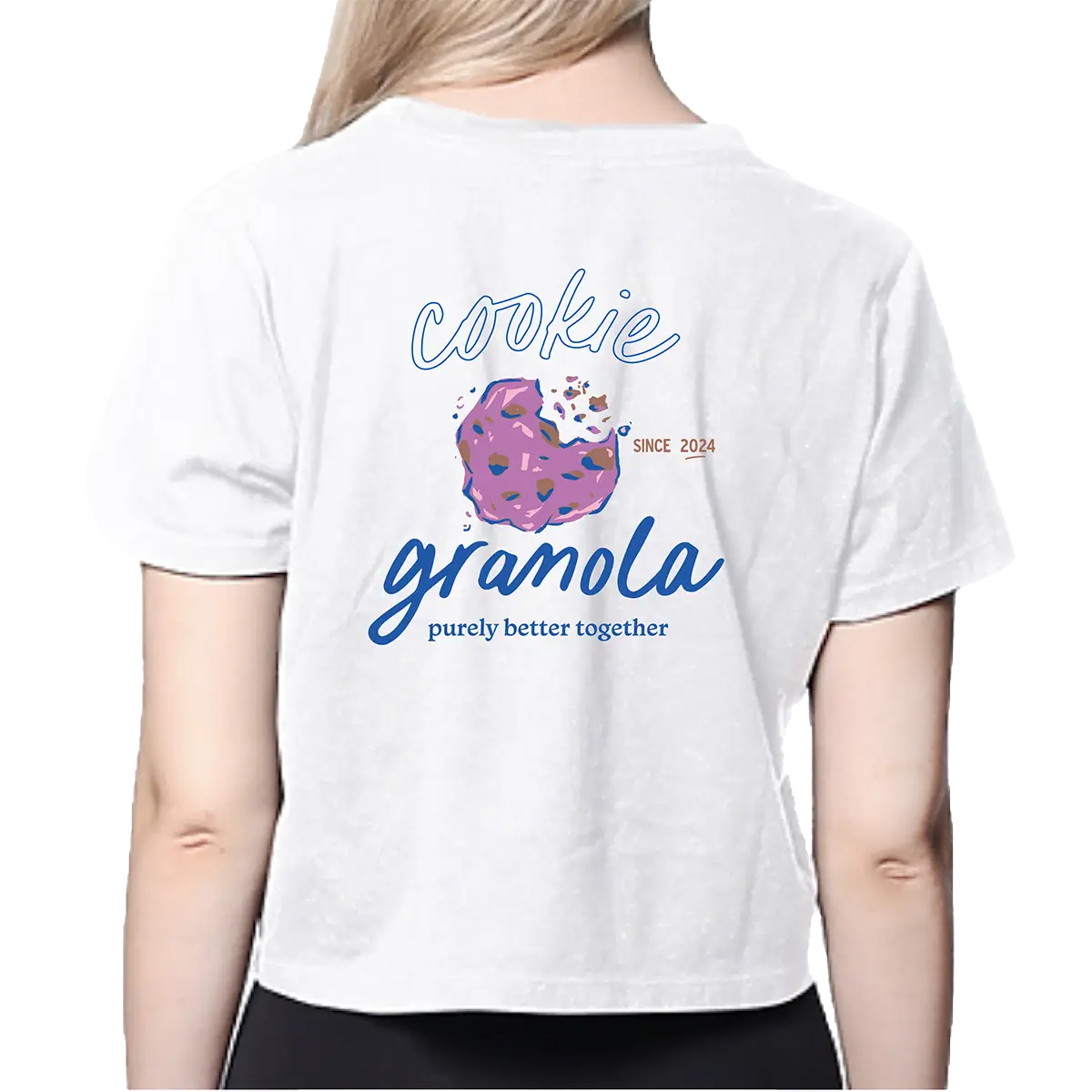 Cookie Lover Jersey Cropped Tee