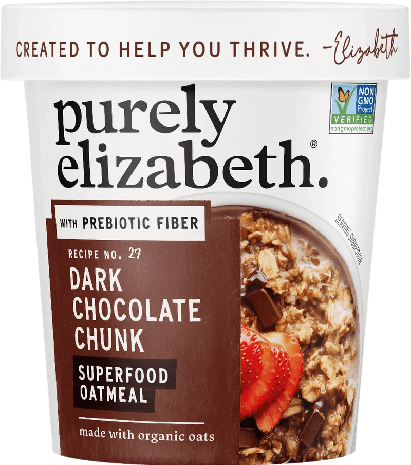 Dark Chocolate Chunk Superfood Oat Cup with Prebiotic Fiber