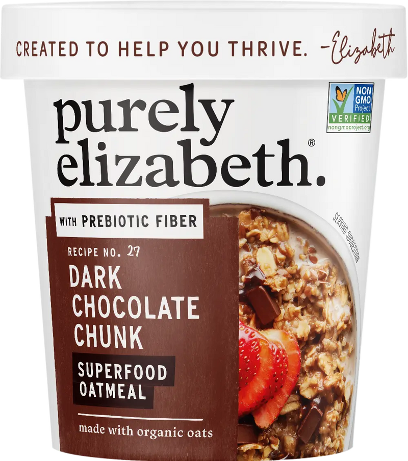 Dark Chocolate Chunk Superfood Oatmeal Cup