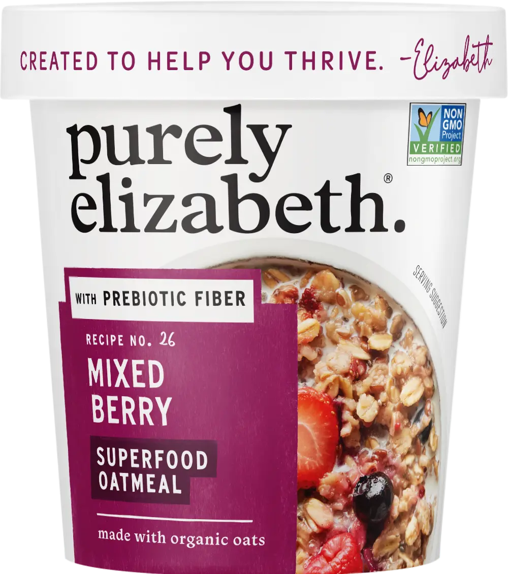 Mixed Berry Superfood Oatmeal Cup