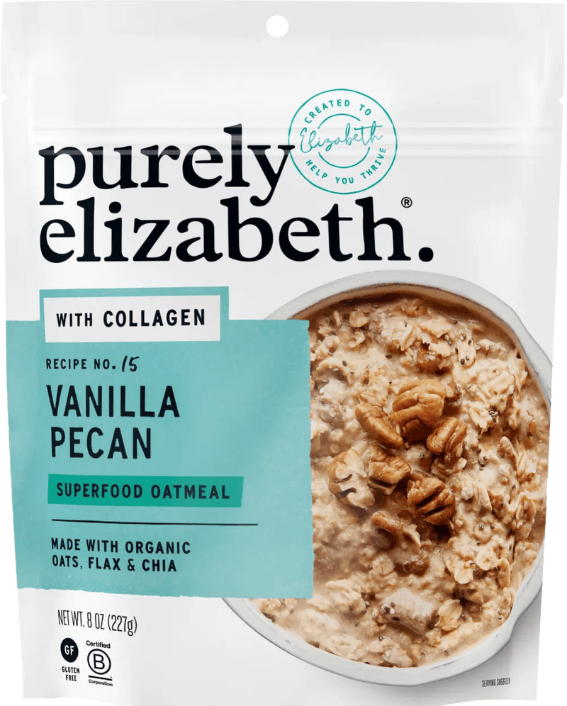 Vanilla Pecan Superfood Oatmeal Pouch with Collagen