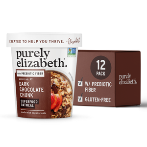 Dark Chocolate Chunk Superfood Oat Cup with Prebiotic Fiber