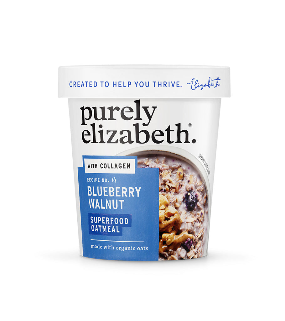 Blueberry Walnut Superfood Oat Cup with Collagen