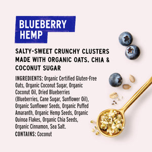 Blueberry Hemp Ancient Grain Granola