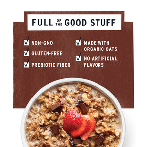 Dark Chocolate Chunk Superfood Oat Cup with Prebiotic Fiber