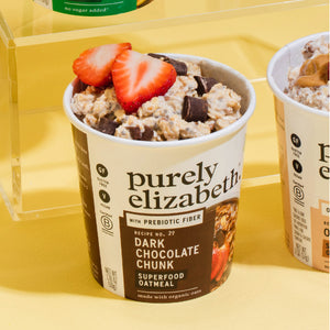 Dark Chocolate Chunk Superfood Oat Cup with Prebiotic Fiber