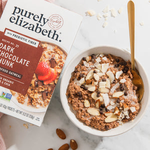 Dark Chocolate Chunk Superfood Oatmeal Multipack with Prebiotic Fiber