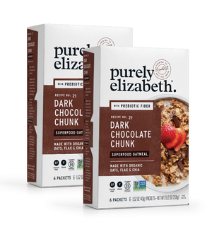 Dark Chocolate Chunk Superfood Oatmeal Multipack with Prebiotic Fiber