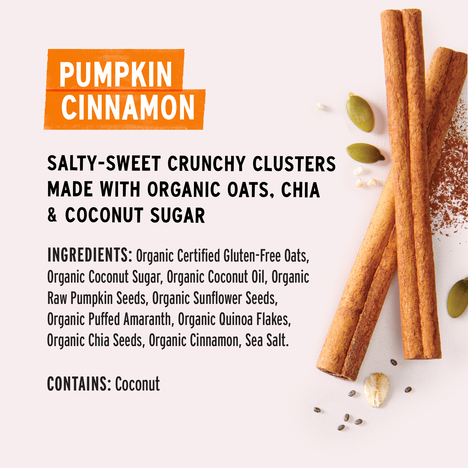 Pumpkin Cinnamon Ancient Grain Granola