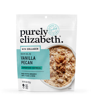 Vanilla Pecan Superfood Oatmeal Pouch with Collagen