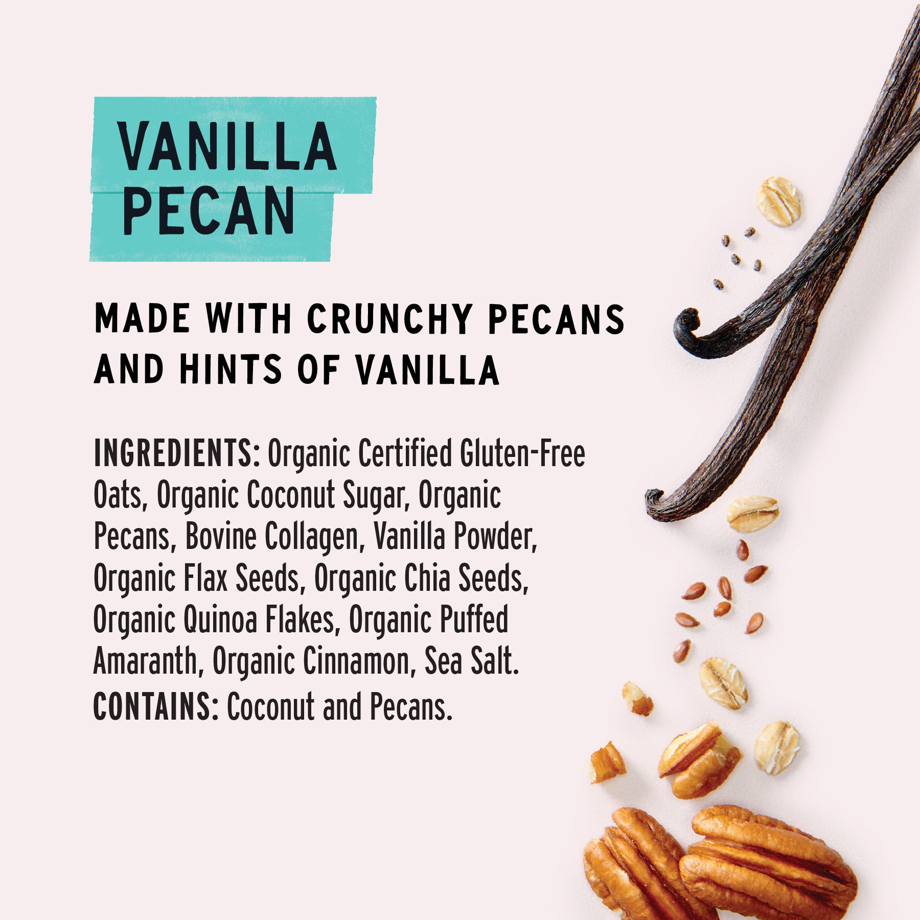 Vanilla Pecan Superfood Oat Cup with Collagen