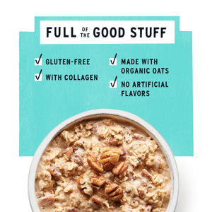 Vanilla Pecan Superfood Oatmeal Pouch with Collagen