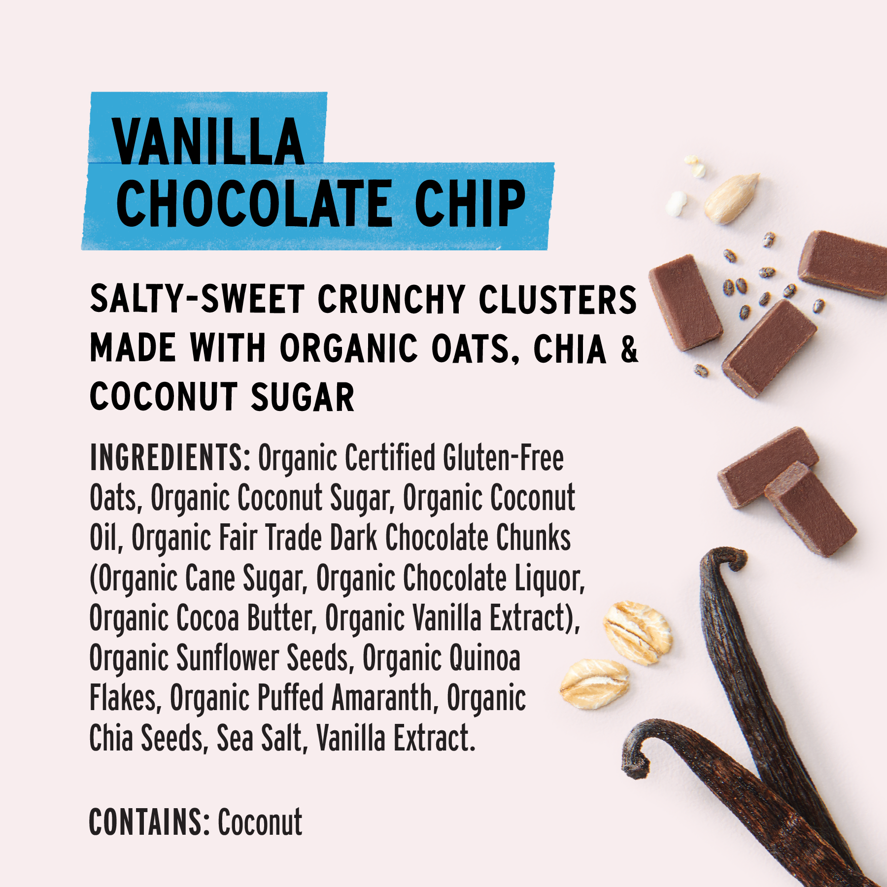 Vanilla Chocolate Chip Ancient Grain Granola